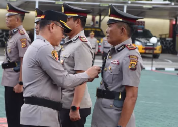 Polres OKU Timur Gelar Serah Terima Jabatan untuk Beberapa Posisi Kunci Distrik
