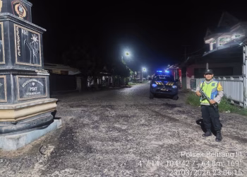 Antisipasi Tindak Pidana 3C,Personil Polsek Belitang III Melaksanakan Patroli Hunting