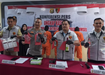 Ditreskrimsus Polda Sumsel Bongkar Pabrik Miras Oplosan di Banyuasin, 20.088 Botol Disita